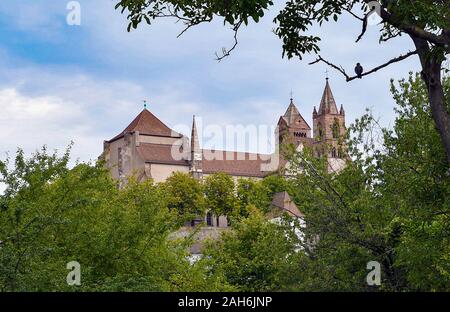 view of St. Stephan's Cathedral in Breisach Germany Stock Photo