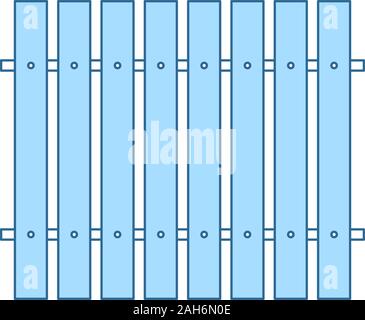 Icon Of Construction Fence In Ui Colors. Editable Bold Outline With ...