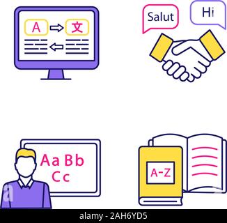 Basic books icon set isolated over white. Vector file EPS10 Stock ...