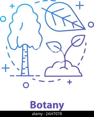 Botany concept icon. Science idea thin line illustration. Plant biology ...