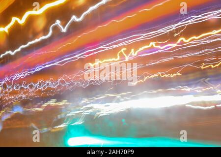 Abstract speed blur in colour. Concepts Stock Photo