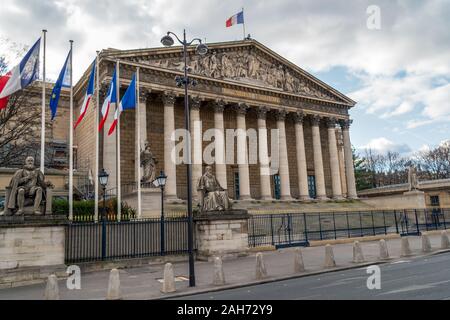 The french national assembly in Paris Stock Photo