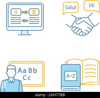 Basic books icon set isolated over white. Vector file EPS10 Stock ...