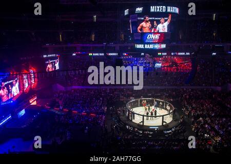 One championship conquest of champions , mixed martial arts show in Manila the Philippines Stock Photo