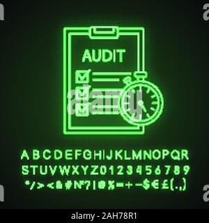 Operational audit color icon. Financial inspection checklist. Internal ...