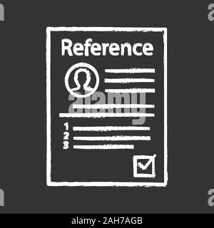 Reference letter linear icon. Recommendation letter. Thin line ...