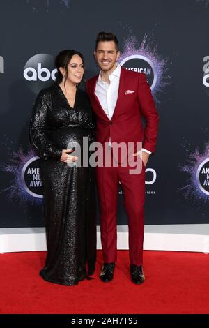 47th American Music Awards - Arrivals at Microsoft Theater on November 24, 2019 in Los Angeles, CA Featuring: Aijia Lise, Andy Grammer Where: Los Angeles, California, United States When: 24 Nov 2019 Credit: Nicky Nelson/WENN.com Stock Photo