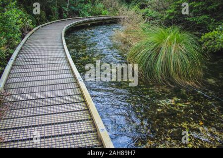 Te Waikoropupu Springs, also known as Pupu Springs, near Takaka, South Island, New Zealand Stock Photo