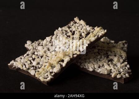 chocolate dark peppermint isolated on white background Stock Photo - Alamy