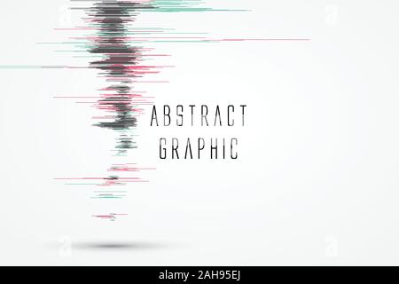 Irregular shape consisting of an abstract background. Stock Vector