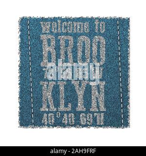 Brooklyn t-shirt. Vector illustration Stock Vector