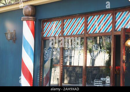 Valle del Natale - Santa Claus village in Torre Del greco, Naples, italy Stock Photo