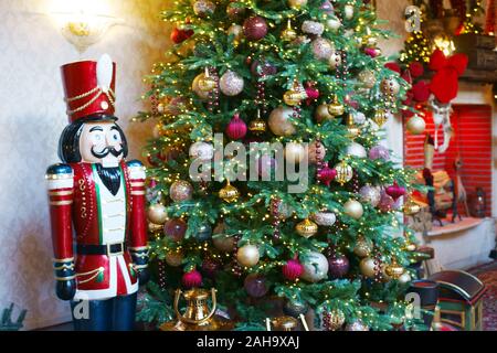 Valle del Natale - Santa Claus village in Torre Del greco, Naples, italy Stock Photo