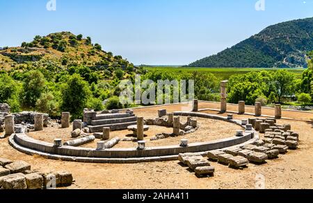 Archaeological site of Kaunos in Turkey Stock Photo