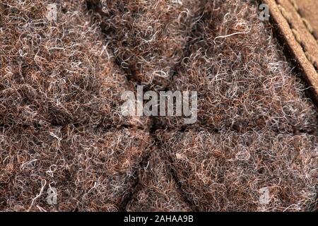 felt close-up. Image of wool texture with fibers as background. Stock Photo