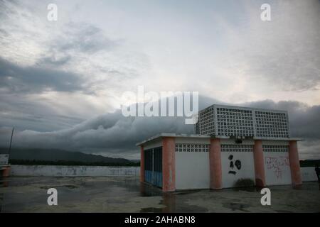 Aceh Besar, Indonesia. 09th Oct, 2019. The tsunami disaster evacuation building in Beurami Village, Peukan Bada Subdistrict, Aceh Besar became a rescue building for local residents if the tsunami returned to Aceh. (Photo by Kuncoro Widyo Rumpoko/Pacific Press) Credit: Pacific Press Agency/Alamy Live News Stock Photo