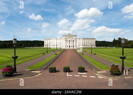 15.07.2019, Belfast, Northern Ireland, Great Britain - Stormont Castle, seat of the Northern Ireland Assembly and government of Northern Ireland, when