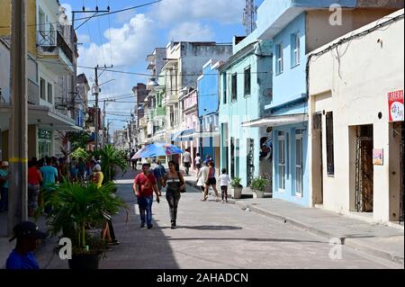 30.07.2019, Camaguey, Camaguey, Cuba - The city is the fourth largest city in Cuba with over 300.000 inhabitants. In 2008 the city was declared a UNES Stock Photo