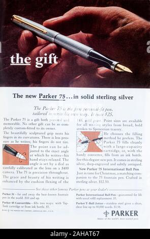 https://l450v.alamy.com/450v/2ahat67/1965-magazine-advert-for-parker-75-fountain-pen-2ahat67.jpg