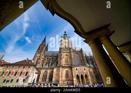 Prague Czech Republic. The castle Stock Photo