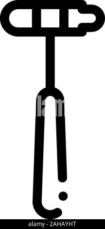 Reflex Hammer Icon Vector Outline Illustration Stock Vector