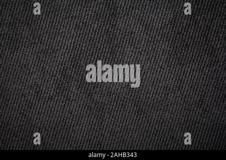 Here is a dark gray fabric texture with lines working in a diagonal manner Stock Photo