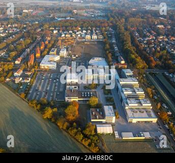 Aerial photo, Paracelsuskarree development area, near Hamm-Lippstadt University, Hamm, Ruhr area, North Rhine-Westphalia, Germany, DE, Europe, birds-e Stock Photo