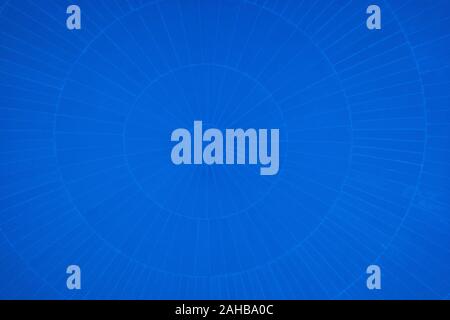 Blue background with spherical circular patterns. Stock Photo