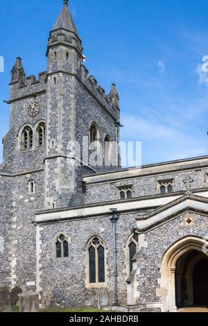 St Mary's parish church, Old Amersham, Buckinghamshire, England, UK Stock Photo