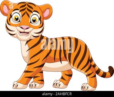 cartoon baby tiger face
