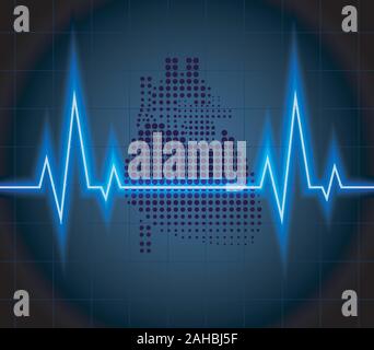 illustration of heart beats Stock Vector Image & Art - Alamy