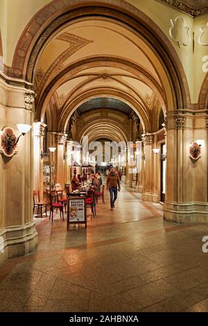 Shopping Arcade in Herrengasse. Vienna Austria Stock Photo