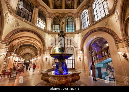 Shopping Arcade in Herrengasse. Vienna Austria Stock Photo