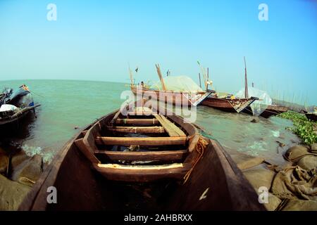 Soft wave of blue ocean on labony beach. Background. Stock Photo