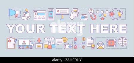 Customer Service Typo Customer loyalty word concepts banner. Client satisfaction ...