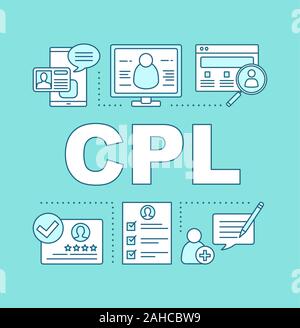 Customer loyalty program word concepts banner. Presentation, website ...