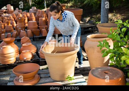 Big Clay Pot In The Gardens Stock Photo, Picture and Royalty Free