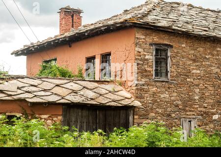 old house with natural stone facade wall Stock Photo - Alamy