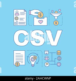 CSV concept icon. Creating shared value idea thin line illustration ...