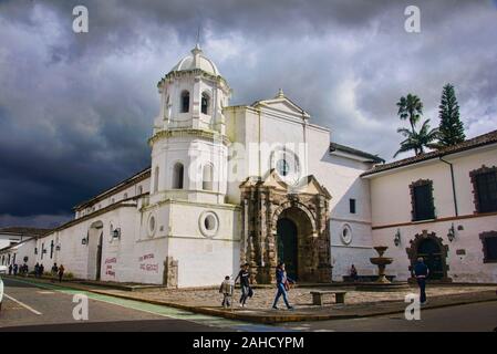 Santo Domingo Cloister in La Ciudad Blanca (The White City), Popayan, Colombia Stock Photo