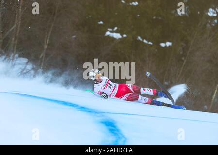Bormio, Italy. 28th Dec, 2019. reichelt hannes (aut) falling during AUDI FIS World Cup 2019 - Men's Downhill - Ski - Credit: LPS/Sergio Bisi/Alamy Live News Stock Photo
