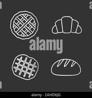 Belgian waffle bread vector drawing. Food sketch of Waffle, usually ...