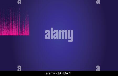 Glowing particles liquid dynamic flow. Trendy fluid cover design. Eps10 vector illustration Stock Vector