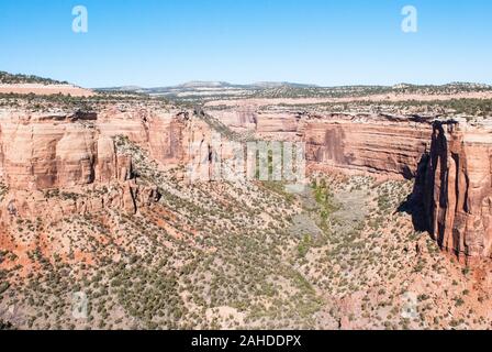 Ute Canyon, Colorado National Monument Stock Photo