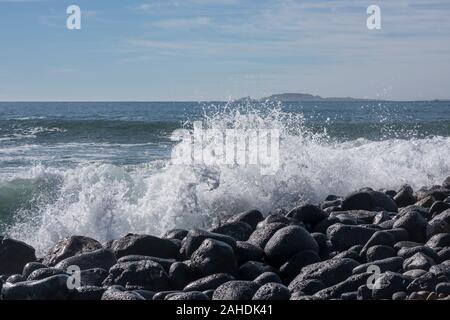 San Miguel Beach, Ensenada, Mexico Stock Photo