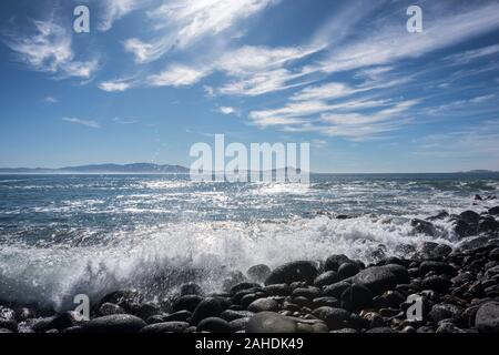 San Miguel Beach, Ensenada, Mexico Stock Photo