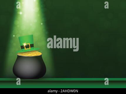 Saint Patricks Day background. Stock Vector
