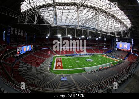 Glendale, Arizona, USA. 28th Dec, 2019. General view of the field before  the Playstation Fiesta Bowl semifinal playoff game between the Ohio State  Buckeyes and the Clemson Tigers at State Farm Stadium