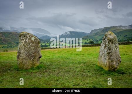 Castlerigg Stone Circle, Lake District, United Kingdom Stock Photo