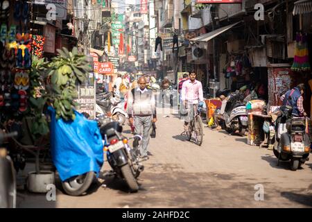 Paharganj District in Delhi, India Stock Photo